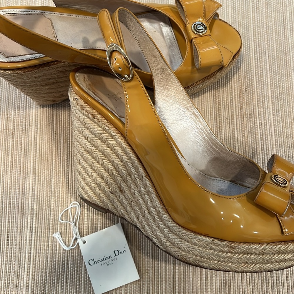 Christian Dior wedges